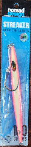 Nomad Design Streaker 160g Deep Jig Series Full Pink Glow FPG