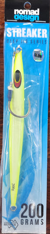 Nomad Design Streaker 200g Deep Jig Series Chartreuse White Glow CWG