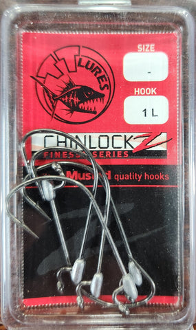 TT Lures ChinlockZ Finesse Weedless Jig Heads - Size #1 L