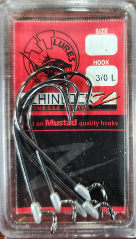 TT Lures ChinlockZ Finesse Weedless Jig Heads - Size #3/0 L