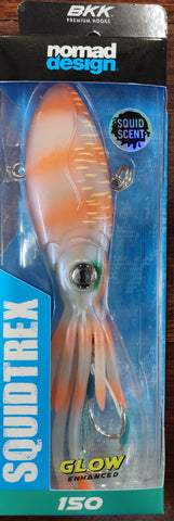 NOMAD SQUIDTREX 150 VIBE 150MM 128G FISHING LURE ORANGE TIGER