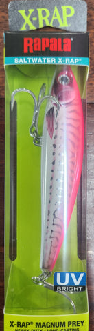 RAPALA X-RAP MAGNUM PREY XRMASPR-10 Long Cast Stickbait Hot Pink UV