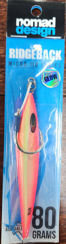 Nomad Design Ridgeback 80g Deep Jig Series FULL GLOW PINK FGP
