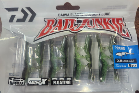Daiwa Bait Junkie 2.35" PRAWN Olive Oil UV