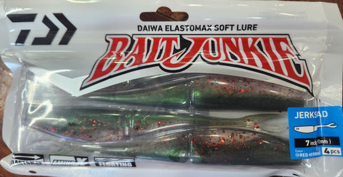 Daiwa Bait Junkie 7" JERKSHAD Red Herring #58
