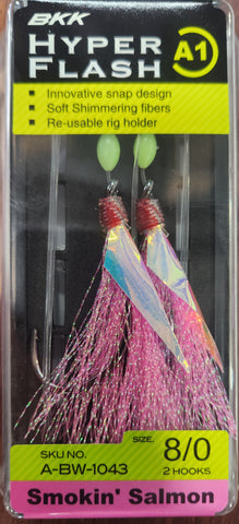 BKK Hyper Flash Rig A1 8/0 Smokin Salmon