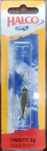 Halco Twisty Casting Lure - Gold 3g