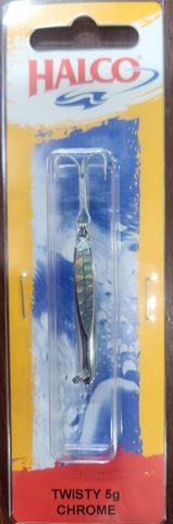 Halco Twisty Casting Lure - Chrome 5g