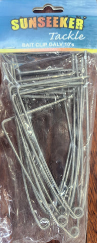 Galvanised Crab Bait Clip Bulk Pack 10 Pcs