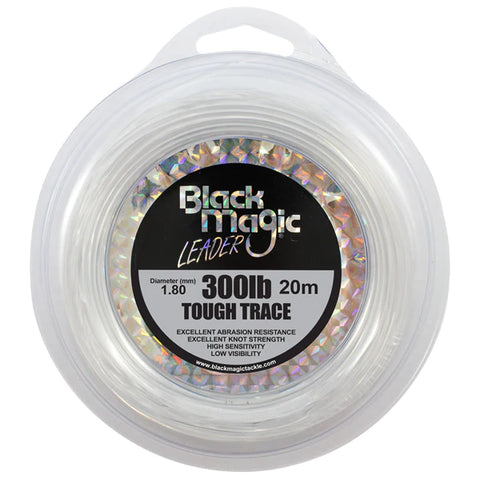 Black Magic Tough Trace Leader Line - 300lb 20m Spool
