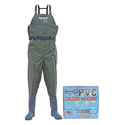 Perfect Image Deluxe PVC Waders Size 12