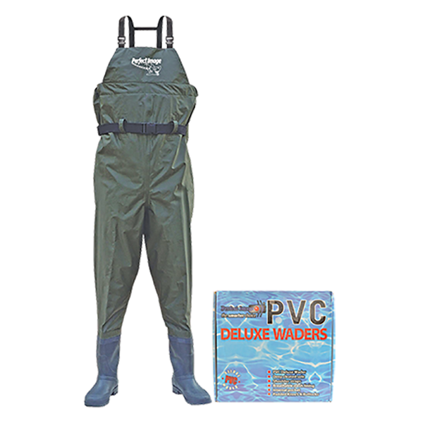Perfect Image Deluxe PVC Waders Size 10 Mid Coast Fishing Bait & Tackle