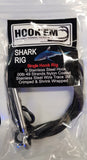 Hookem Shark Rig - Single Hook 8/0 200lb Wire