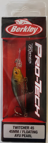Berkley Pro Tech Twitcher 45 Floating Lure Ayu Pearl 1546361