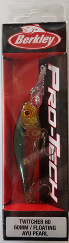 Berkley Pro Tech Twitcher 60 Floating Lure Ayu Pearl 1546369