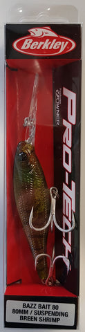 Berkley Bazz Bait 80 Suspending Lure Breen Shrimp 1546394