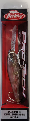 Berkley Bazz Bait 80 Suspending Lure Natural 1546397