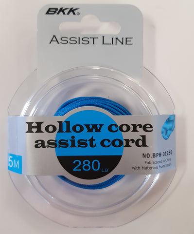 BKK Hollow core assist cord 280lb 5 metres
