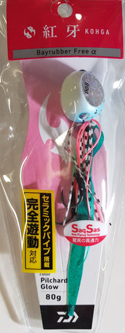 DAIWA Kohga Bayrubber Jig 80g - Pilchard Glow