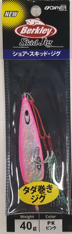 Berkley Skid Jig 40g Col Pink Silver PK