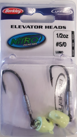 Berkley Elevator Jig Head Lumo 5/0 - 1/2 oz (Twin pack)