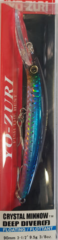 Yo-Zuri Crystal Minnow Deep Diver 90mm Floating R538 GHIW