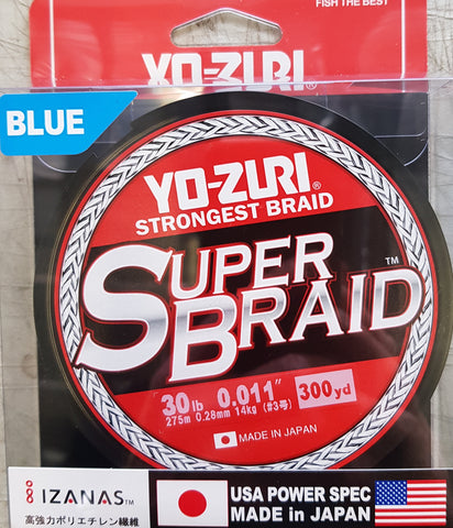 Yo-Zuri Super Braid 30lb 300yd Blue