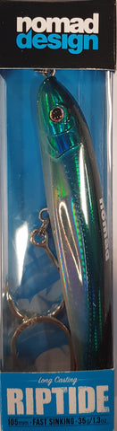 Nomad Riptide 4" 105mm 35g Fast Sink Stickbait Fishing Lure - Candy Pilchard