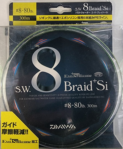 Daiwa S.W. 8 Braid Si. 80lb 300m Multicolour