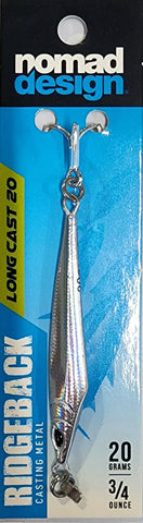 Nomad Design Ridgeback Casting Lure 20gram Chromeo