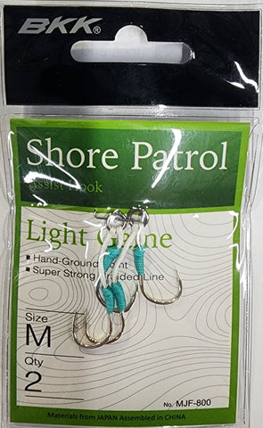 BKK Shore Patrol Light Game Assist Hooks Medium Qty 2
