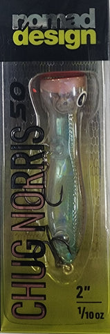 Nomad Design Chug Norris 50 Surface Popper Aqua Ghost