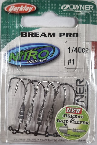 Berkley Nitro Bream Pro Jighead Pack - Size 1/40 Oz Size 1 1123609