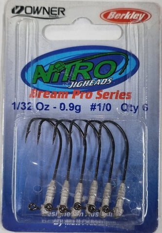 Berkley Nitro Bream Pro Jighead Pack - Size 1/32 Oz Size 1/0 1123565