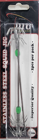 Juro 150mm Stainless Steel Squid Jig Twin Pack