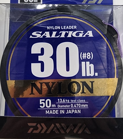 Daiwa Saltiga Nylon Leader 30lb 50m