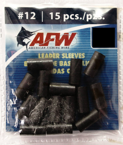 AFW Single Barrel Fishing Leader Sleeve #12 4.16mm (15pcs)
