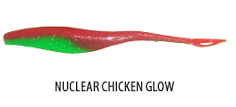 Berkley Gulp Jerkshad 5" Soft Plastic Nuclear Chicken