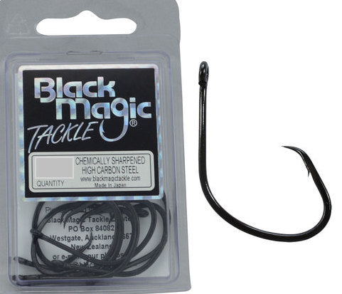 Black Magic KL Circle Hook - Size 7/0 Pocket Pack, 4 Pieces – Mid