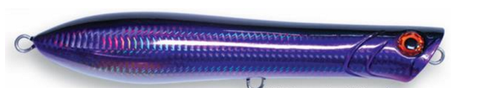 Braid Surface Lure GT 8" Popper - Colour 44 Purple
