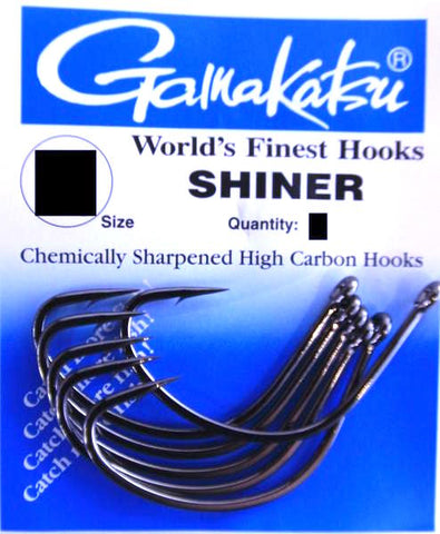 Gamakatsu Shiner Circle Hook Pocket Pack - Size 1/0, 6 Pieces