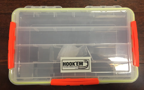 Hookem Waterproof Tackle Box - Large