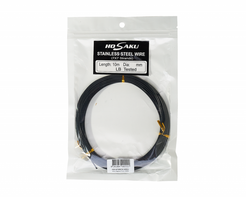 Hookem Hosaku 49 Strand Nylon Coated Stainless Steel Wire - 300lb