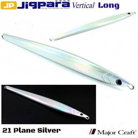 Major Craft Jigpara Vertical Jig - 300g Plain Silver
