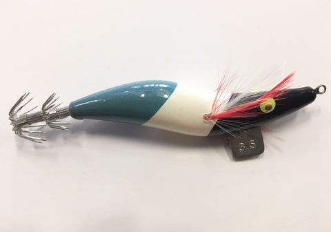 Neptune Smoothie Squid Jig 3.5 - Colour AFL Port Power