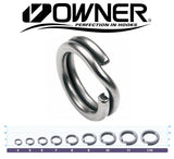 Owner Hyper Wire Fishing Split Rings - Size 9, 6pcs