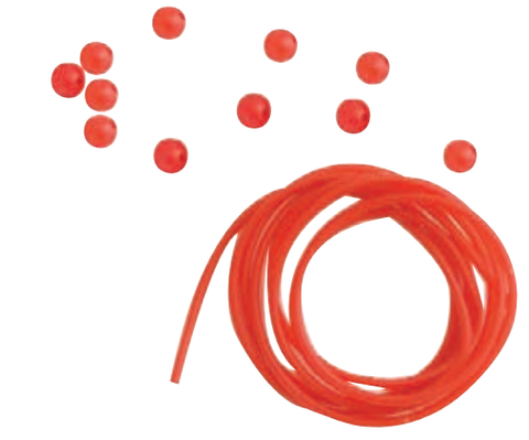 Neptune Tackle Red Tube & Beads RTB