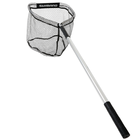 Shimano Landing Net Large 1000 Wide Mesh Black NETSML1000