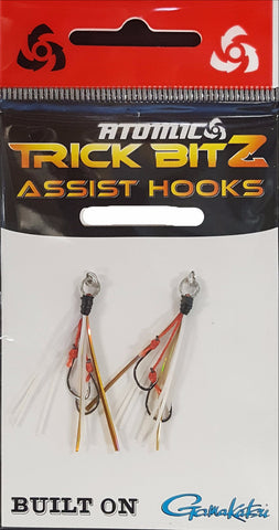 Atomic Trick Bitz Fishing Assist Hooks - Size 10 - 03 Brown Silver