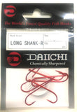 Daiichi Long Shank-R Hook Pocket Pack - Size 2, 5 Pieces
